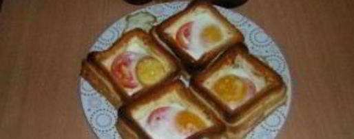 Шаг 4: бутербродов с яйцом и колбасой