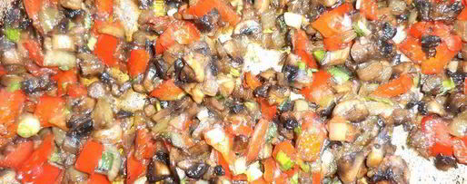 Шаг 1: горячих бутербродов с грибами и сладким перцем