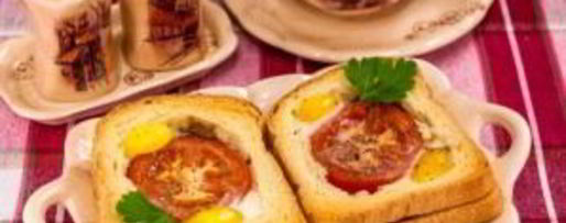 Шаг 6: горячих бутербродов с окороком, помидорами и яйцами