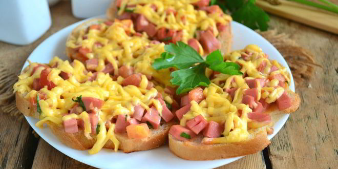 Рецепт горячих бутербродов