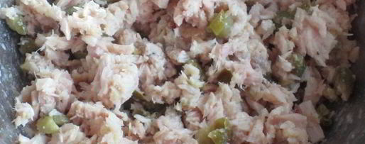 Шаг 2: горячего бутерброда с тунцом и копченым сыром