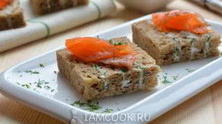 Рецепт Полосатых бутербродов