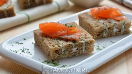 Рецепт Полосатых бутербродов