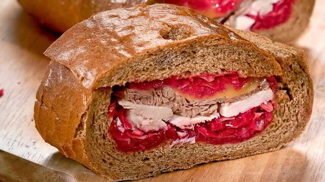 Рецепт Закрытых бутербродов с красной капустой