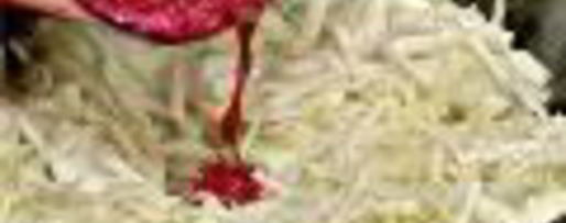 Шаг 1: закрытых бутербродов с красной капустой