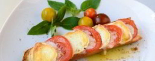 Шаг 3: запеченного бутерброда с сыром и помидорами