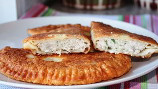 Рецепт Чебуреков из творожного теста