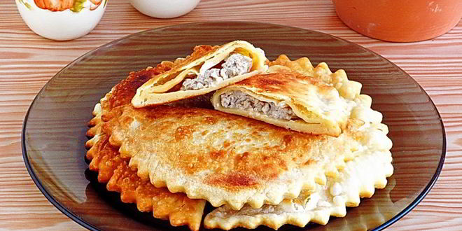 Рецепт чебуреков на кефире с мясом