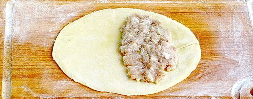 Шаг 9: чебуреков на кефире с мясом