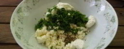 Шаг 3: чебуреков с творогом и зеленью