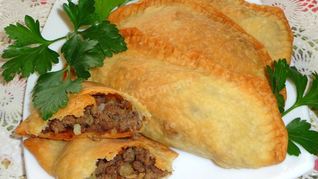 Рецепт Чебуреков в духовке