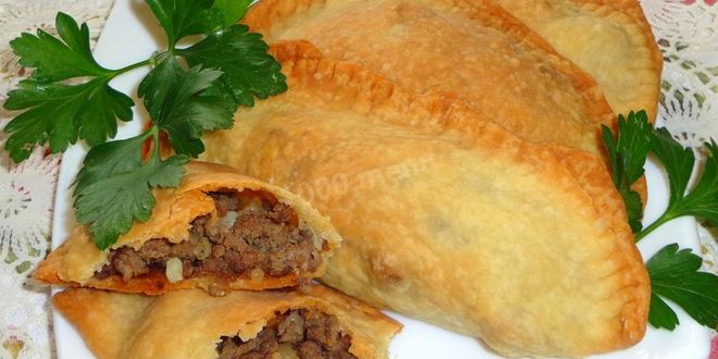 Рецепт чебуреков в духовке