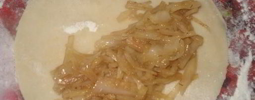 Шаг 6: постных чебуреков с капустой