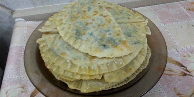 Рецепт постных чебуреков с зеленью