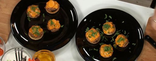 Шаг 3: чизбургера из грибов