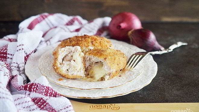 Рецепт Чизбургера-палочек с моцареллой