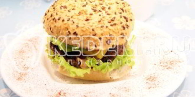 Рецепт чизбургера с беконом