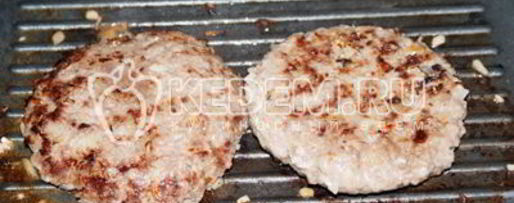 Шаг 4: чизбургера с беконом