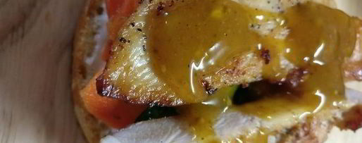 Шаг 10: чизбургера с курицей и домашней булочкой