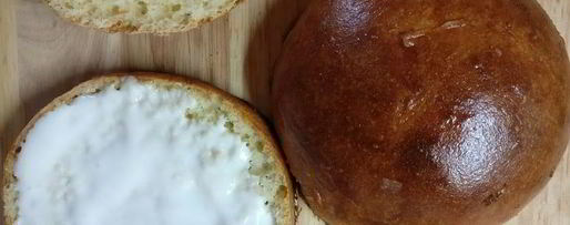 Шаг 8: чизбургера с курицей и домашней булочкой