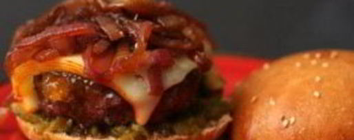 Шаг 2: чизбургера с луковым джемом