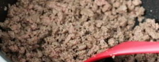 Шаг 1: чизбургера-супа с фаршем