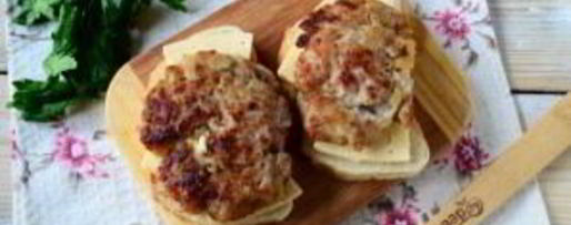 Шаг 3: чизбургера во французском тосте