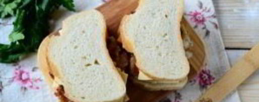 Шаг 5: чизбургера во французском тосте