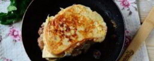 Шаг 8: чизбургера во французском тосте