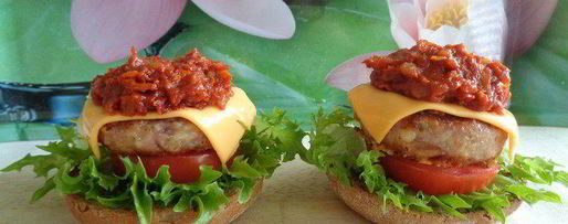 Шаг 24: домашнего чизбургера с соусом барбекю