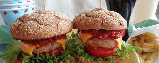 Шаг 26: домашнего чизбургера с соусом барбекю