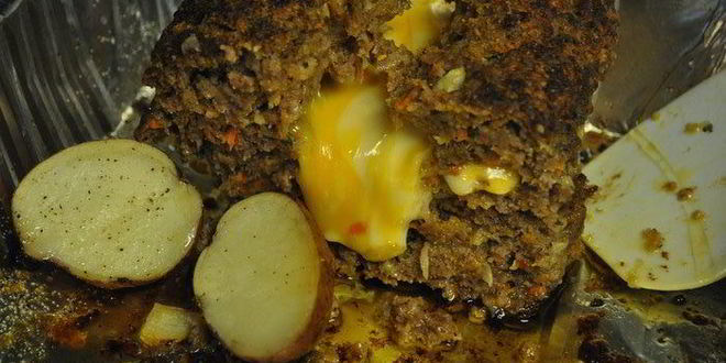 Рецепт мясного хлеба-чизбургера