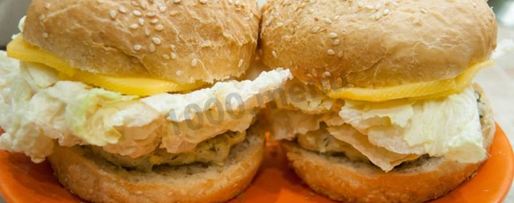 Шаг 6: паровых котлет из индейки чизбургеры