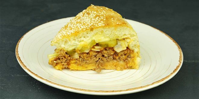 Рецепт пирога-чизбургера