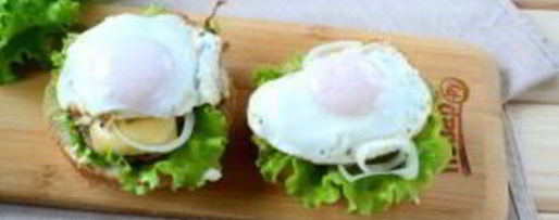 Шаг 4: завтрака в чизбургере