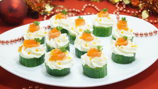 Рецепт закусок с икрой