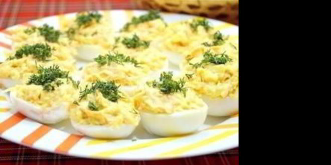 Рецепт фаршированного яйца