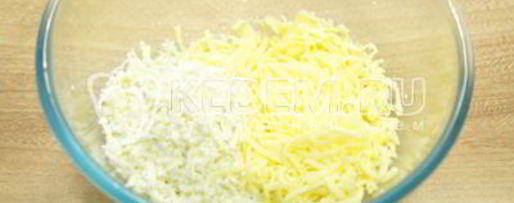 Шаг 2: фаршированных яиц дед мороз