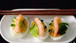 Рецепт Фаршированных яиц фьюжн