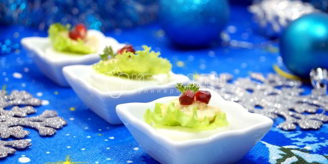 Рецепт фаршированных яиц на праздничный стол