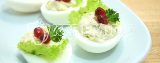 Шаг 7: фаршированных яиц на праздничный стол