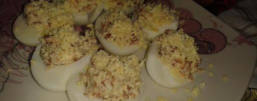 Шаг 5: фаршированных яиц перекус