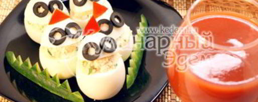 Шаг 6: фаршированных яиц привидения