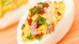 Рецепт Фаршированных яиц с авокадо