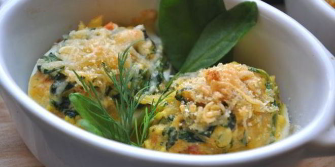 Рецепт фаршированных яиц с начинкой из шпината