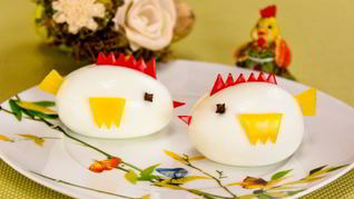 Рецепт Фаршированных яиц Цыплята