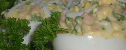 Шаг 3: яиц фаршированных балыком