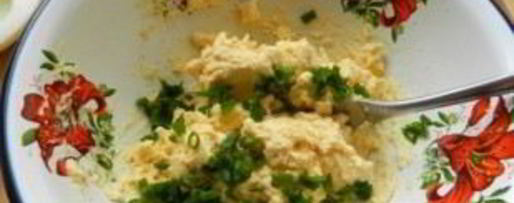 Шаг 2: яиц, фаршированных красной рыбой