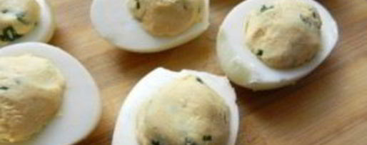 Шаг 3: яиц, фаршированных красной рыбой