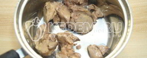 Шаг 2: яиц фаршированных печенью